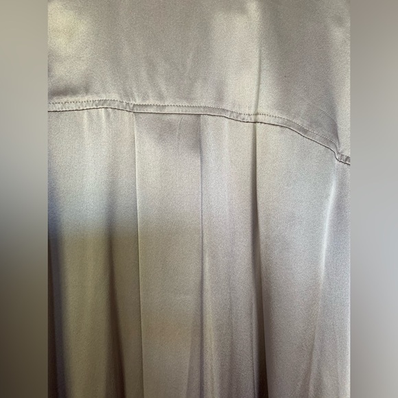 Banana Republic Mauve Satin Long Sleeve Dress - Picture 9 of 13